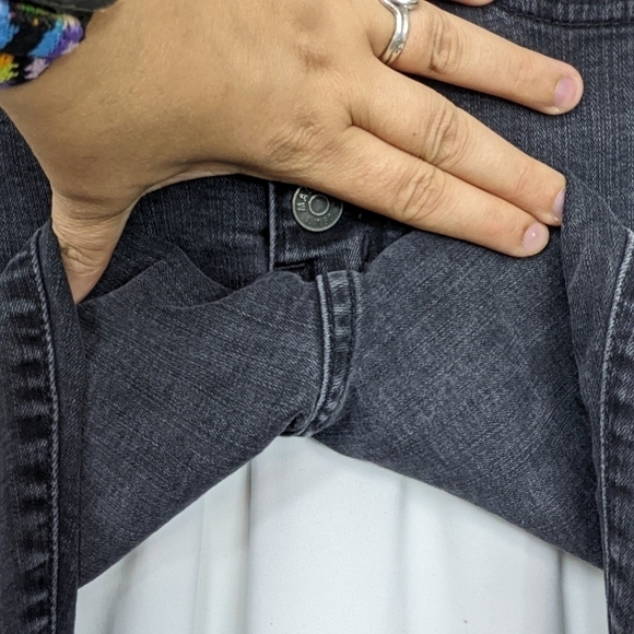 Madewell 10" High Rise Skinny Button Fly Jeans Sz 24 - Picture 6 of 11